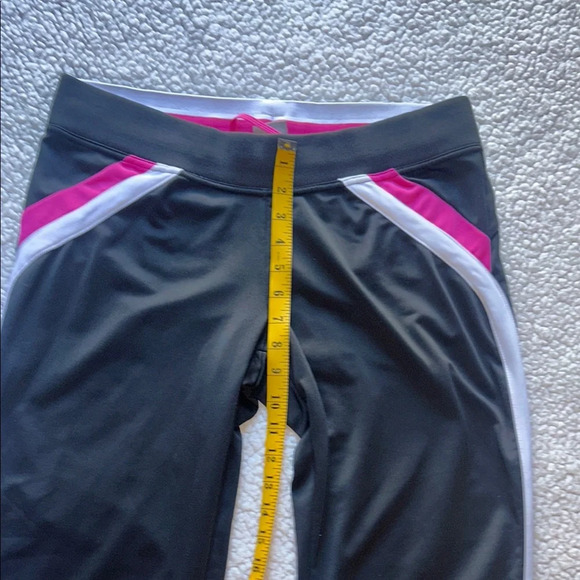 Nike Women's Black Joggers with Pink and White Stripes - Picture 3 of 12